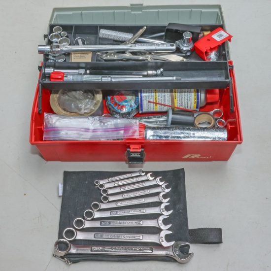 Craftsman Wrench Set & Toolbox w/ Tools