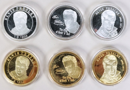 6 Elvis Tokens