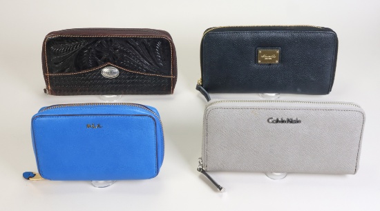4 Designer Wallets (Kenneth Cole, Ralph Lauren,