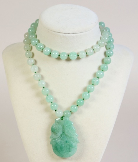 Jadite Necklace & Pendant