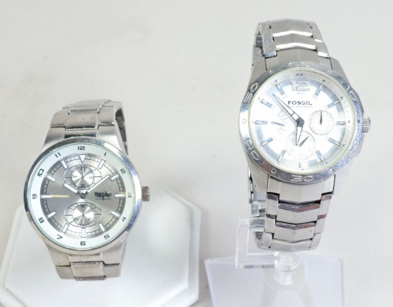Massimo & Fossil Men's Quartz Watches