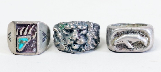 Charity Item: 3 Silver Rings