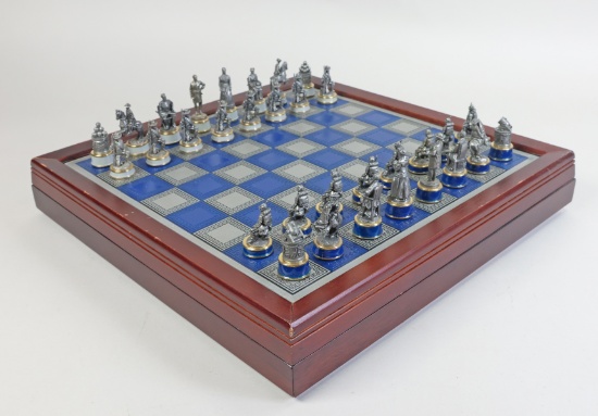 Franklin Mint Civil War Chess Set