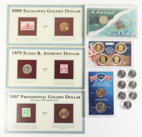 6 Coin Sets & 7 Quarters