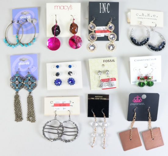 13 Beaded Dangle Earrings (Fossil, Macy's Etc.)