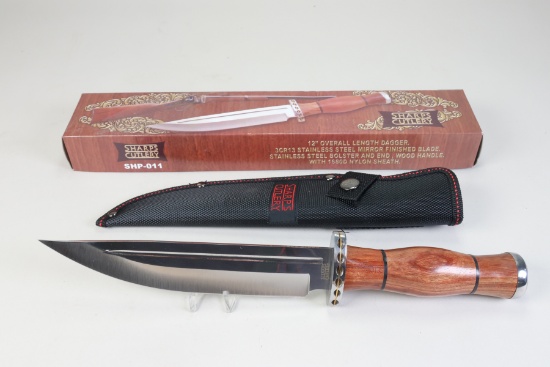 Sharp Cutlery Sheath Knife - 7.5" Blade