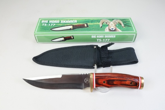 Big Horn Skinner Sheath Knife - 5.5" Blade