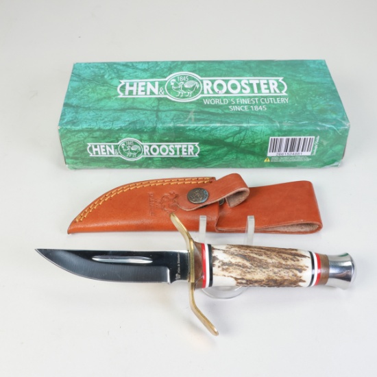 Hen & Rooster Sheath Knife - 4" Blade