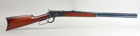 Winchester Model 1892 Lever Action 38 WCF Octogen Barrel Rifle, Ca. 1905