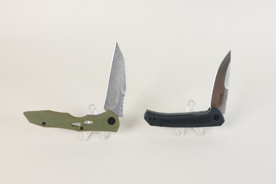 2 Foldable Knives: Kershaw - 3" Blades