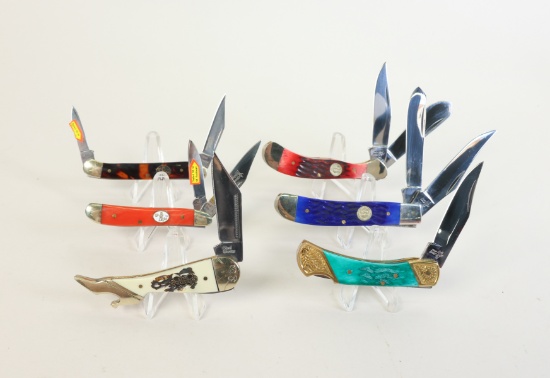 6 Foldable Knives: Frost Cutlery