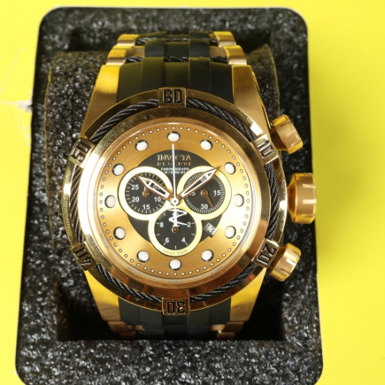 Invicta "Bolt Zeus" Model 19726 Quartz Chronograph Watch - 50mm, Swiss