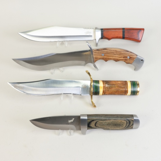4 Knives: Frost Cutlery, Chipaway Cutlery, Scorpion Stinger, Cherohala Skyway Rider