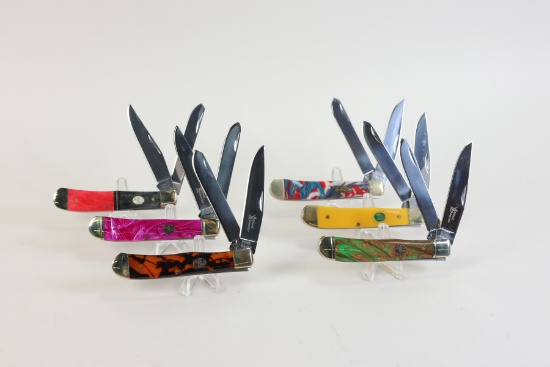 6 Folding Knives: Steel Warrior by Frost Cutlery