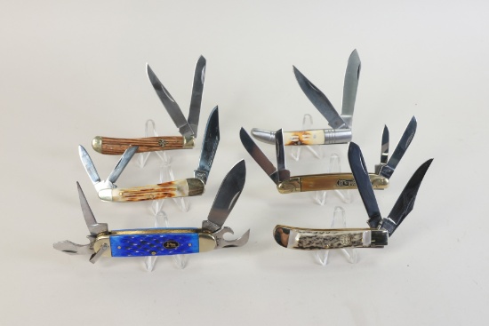 6 Folding Knives: Blackhills, Frost Cutlery, E.C. Simmons, Miller Bros., Ocoee River & More