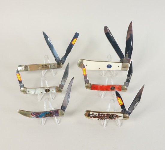 6 Folding Knives: Warrior Steel by Frost Cutlery