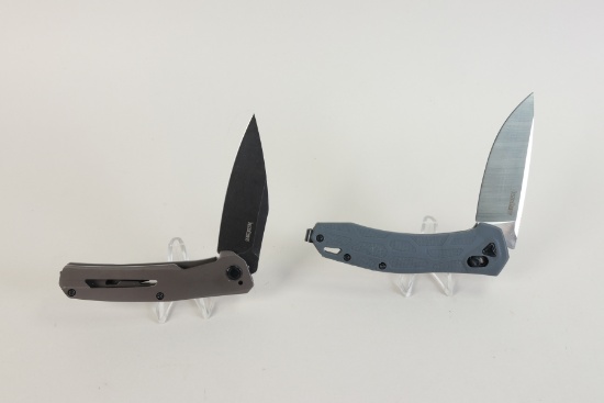 2 Folding Knives: Kershaw - 3" Blades