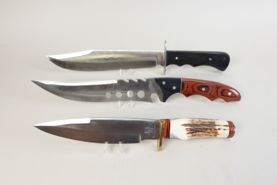 3 Knives: Whitetail Cutlery, Patriot Defender, Talon Bowie