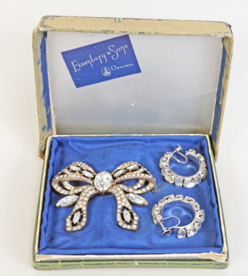 Eisenberg Original & Sons Brooch & Coro Earrings