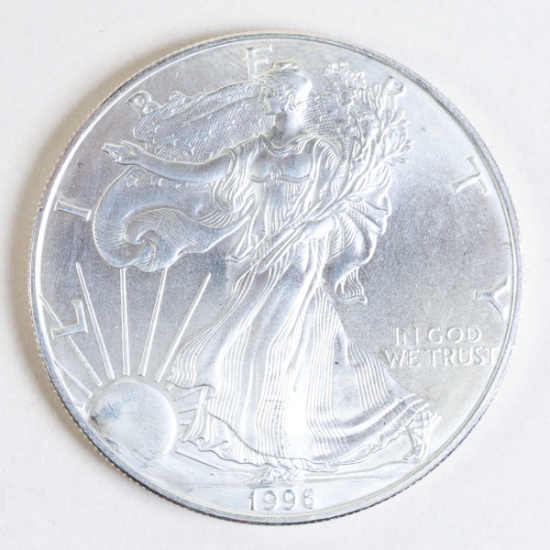 1996 Silver Eagle, 1oz. Fine Silver