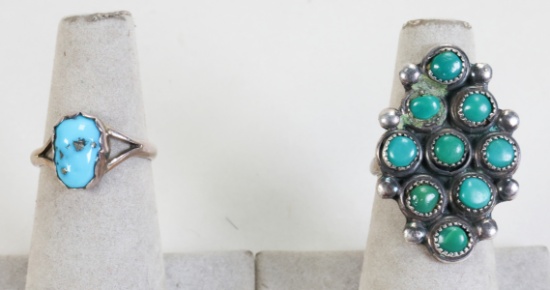 2 Southwest Style Rings