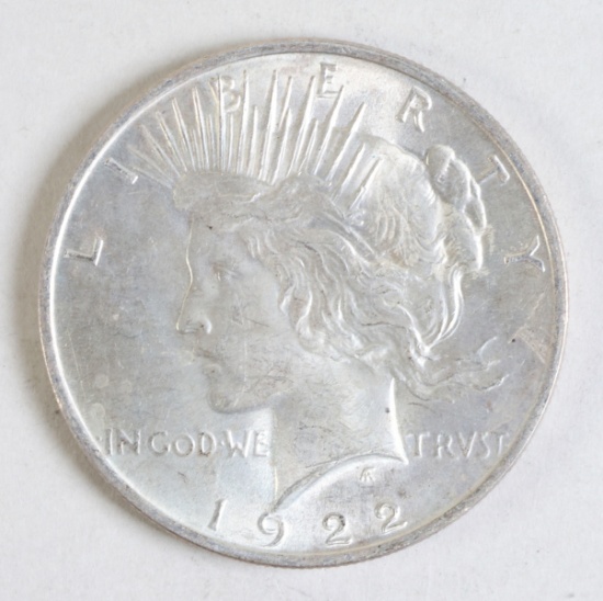 1922-P Peace Silver Dollar