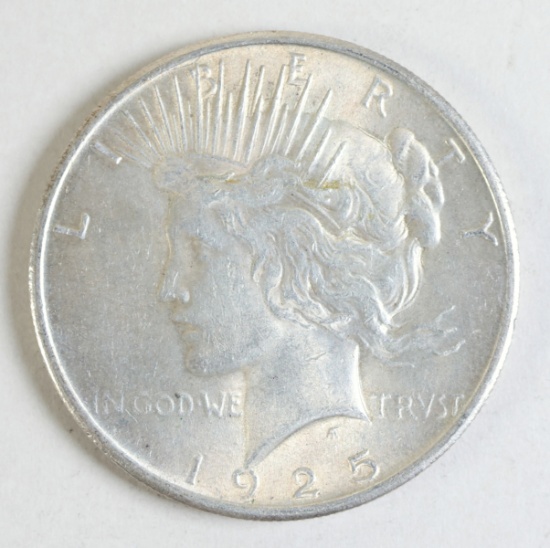 1925-P Peace Silver Dollar