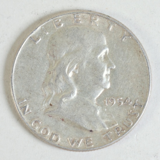 1954-P Franklin Silver Half