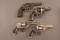 handguns (4) IVER JOHNSON REVOLVERS, (1) MODEL 11 .32CAL,