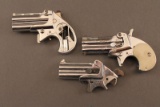 handguns (3) DERRINGERS (1) DAVIS MODEL 09 9MM,