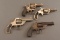 4 antique handguns 4 REVOLVERS (1) EXCELSIOR SA32  (1) F&W BULLDOG (2) FOREHAND TOP BREAK