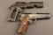 2 handguns 2 LLAMA 1911 .45CAL SEMI-AUTO PISTOLS