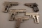 5 handguns (1) BERNADELLI .22CAL (1) GARATE 9MM (1) FEG .32CAL (2) RADOM  9MM