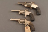 3 antique handguns 3 F&W RUSSIAN .32CAL REVOLVERS