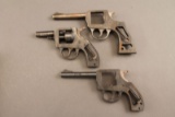 2 handguns 1 starter gun (2) H&R 622 .22CAL REVOLVERS (1) H&R 960 STARTER GUNS