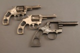 3 handguns 3 COLT REVOLVERS (1) TROOPER, 357CAL, (2) DA .32CAL