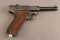 handgun MAUSER MODEL P.O8 LUGER,  9MM SEMI-AUTO PISTOL