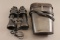 GERMAN WWII NAZI MARKED KRIEGSMARINE BINOCULARS IN NAZI MARKED CASE,