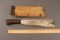 COLLINS U.S.M.C. MARKED BOLO IN SCABBARD MODEL 1001