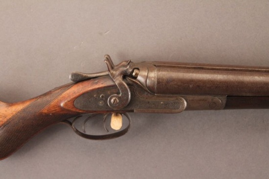 antique HENRY LEIGH FIELD MODEL SXS 10GA. SHOTGUN,