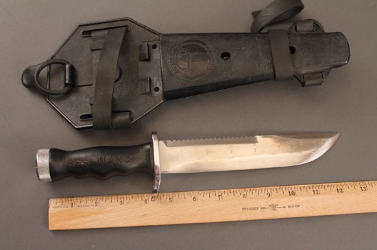 US DIVERS DIVING KNIFE, 7 3/4 INCH BLADE