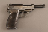 handgun WALTHER, MODEL P38 9MM SEMI-AUTO PISTOL