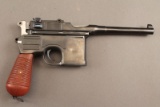 handgun MAUSER, MODEL 1930 7.63 MAUSER CAL SEMI-AUTO PISTOL