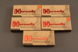FIVE BOXES OF .300 RCM HORNADY AMMUNITION