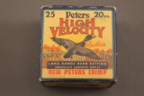 PETERS FULL BOX OF 20GA. SHOTGUN SHELL BOXES