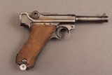 handgun MAUSER MODEL P08 9MM SEMI-AUTO PISTOL