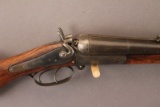 antique PIEPER COMBINATION GUN IN 16GA. X 9MM SXS RIFLE/SHOTGUN
