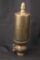 BRASS STEAM WHISTLE MISSING HANDLE MARKED CC,