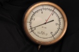 H.O. TRERICE CO. BRASS ALTITUDE GAUGE,