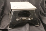NYC SYSTEM CONDUCTOR STEP STOOL